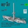 RESKIT RSU35-0032 AH-1G Cobra main rotor with dust and debris deflector (sand shields) early version for ICM kit (3D Printed) (1/35)